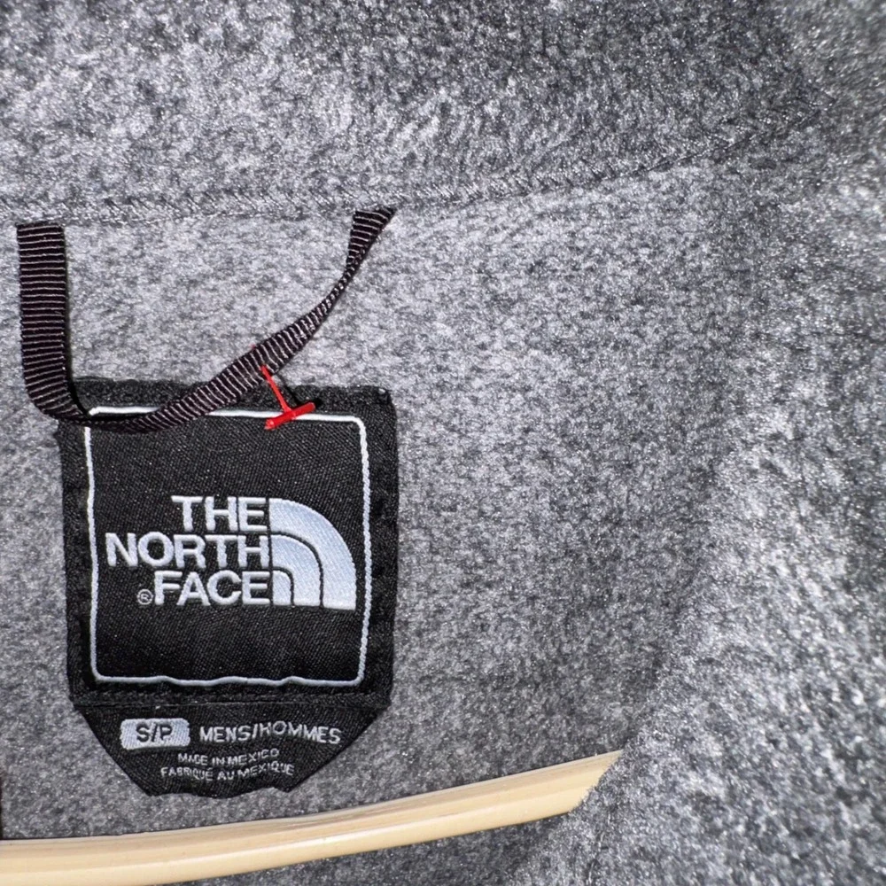 The North Face Denali Polartec Fleece Jacket Mens Small Gray Black Full Zip S/P
